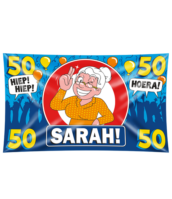 Sarah Wall Flag 50 Years Hurrah 1.5m