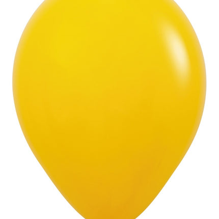 Ballons de baudruche jaune miel 30cm 12pcs