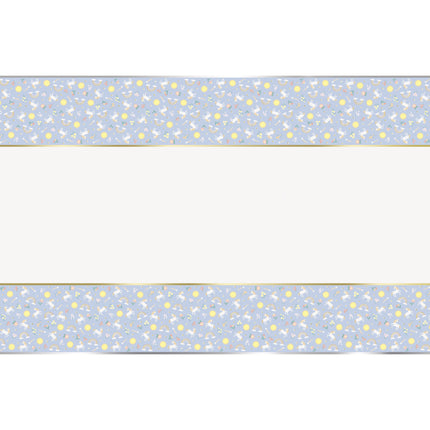 Nappe Licorne Bleu Blanc 2.13m