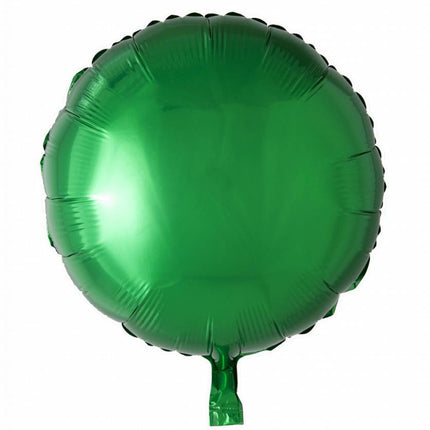 Ballon à hélium rond vert 46cm vide