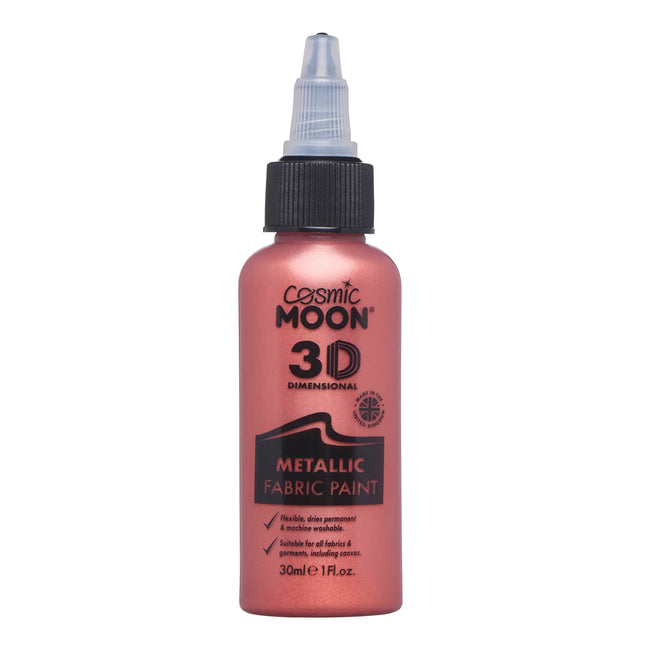 Peinture pour tissu Cosmic Moon Metallic Rouge 30ml