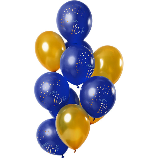 Ballons 18 ans Bleu 30cm 12pcs