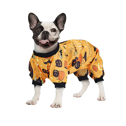 Costume de citrouille pour chien