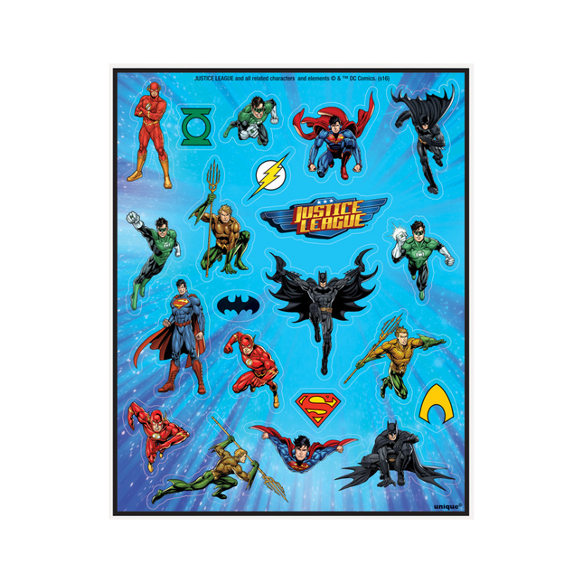 Autocollants Justice League 4pcs