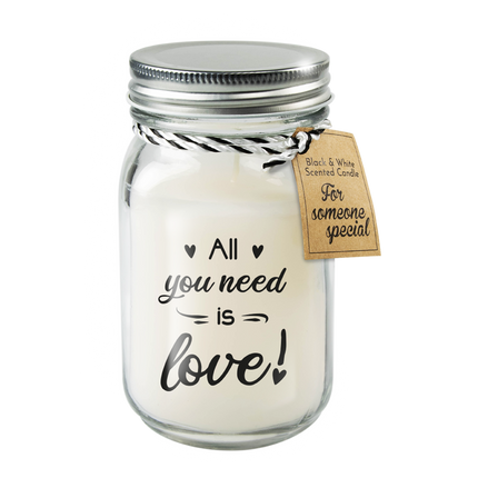 Bougie parfumée All You Need Is Love 14cm