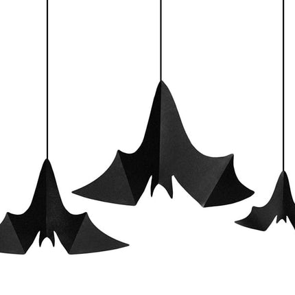 Décoration suspendue d'Halloween Ensemble de chauve-souris 31-47cm 3 pièces