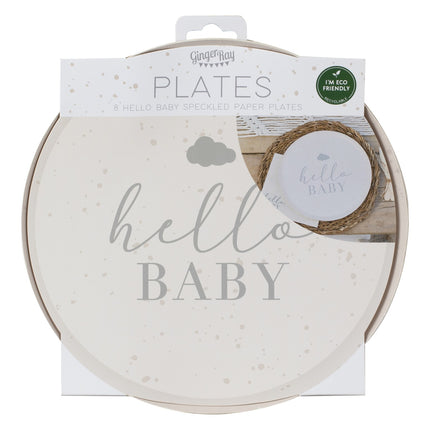 Assiettes Hello Baby 25cm 8pcs