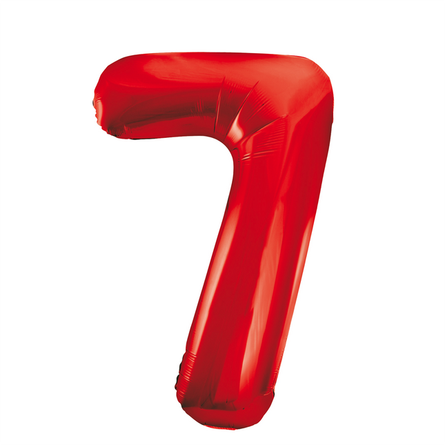 Ballon de baudruche Figure 7 Rouge XL 86cm vide