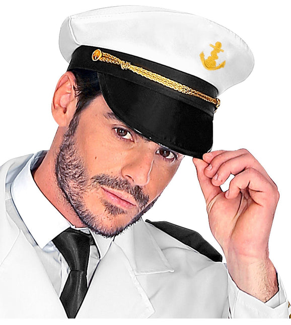 Capuchon blanc noir Capitaine