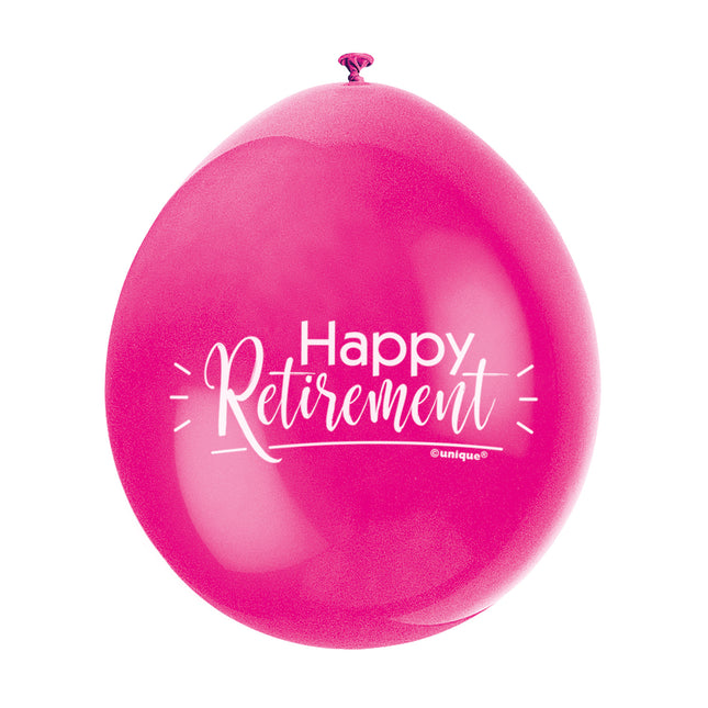 Ballons Bonne Retraite 28cm 10pcs