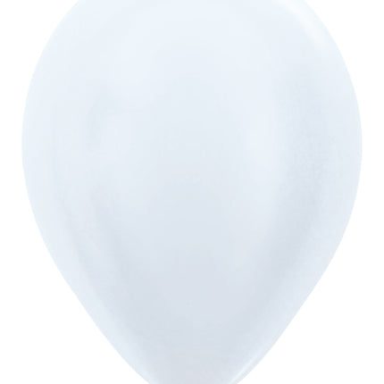 Ballons de baudruche blanc perle 30cm 50pcs