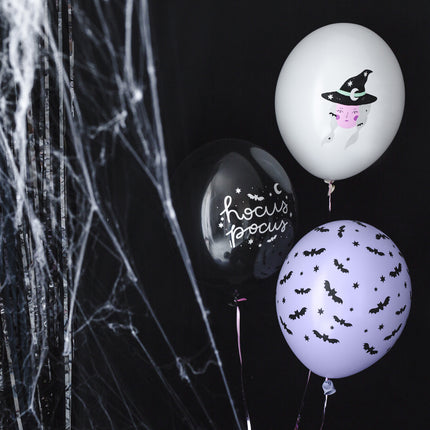 Ballons d'Halloween Hocus Pocus 30cm 6pcs