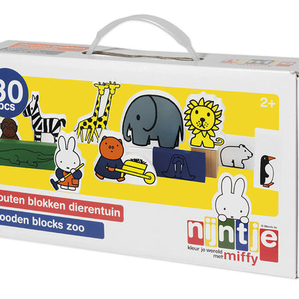 Miffy Blocs en bois Zoo