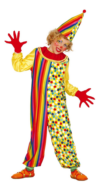 Costume de clown enfant coloré