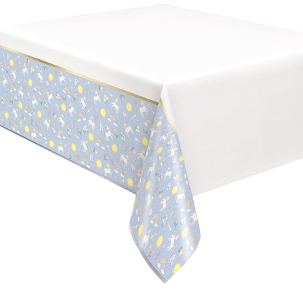 Nappe Licorne Bleu Blanc 2.13m