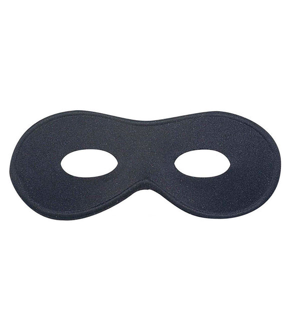 Masque de bandit aux yeux noirs