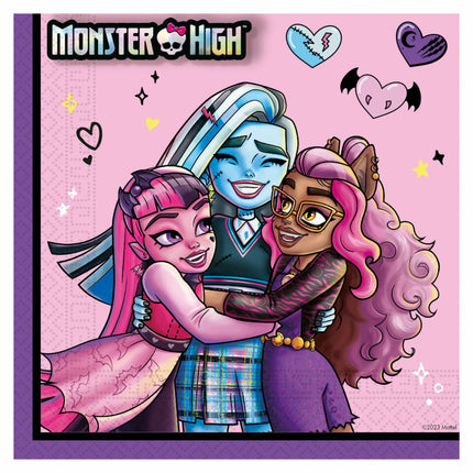 Serviettes de table Monster High 33cm 20pcs