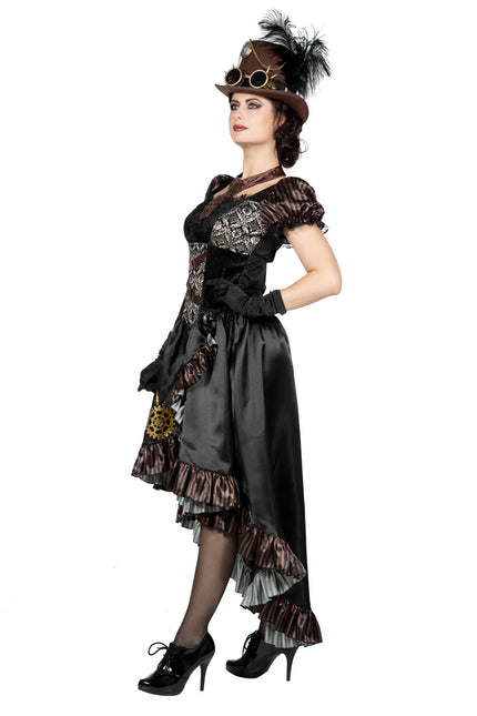 Robe Steampunk Noir Dames