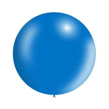 Ballon géant bleu métallisé 60cm