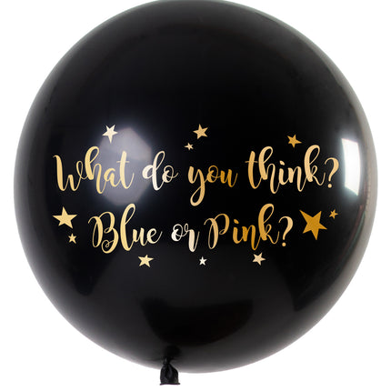 Gender Reveal Balloon Boy Metallic Boy 90cm