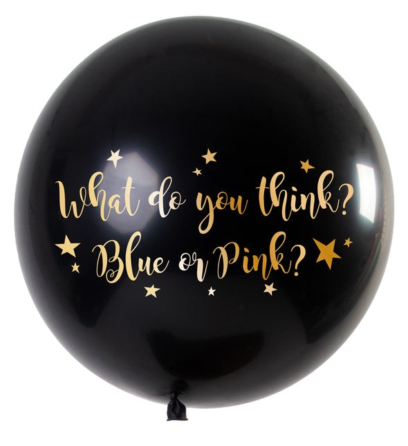 Gender Reveal Balloon Boy Metallic Boy 90cm