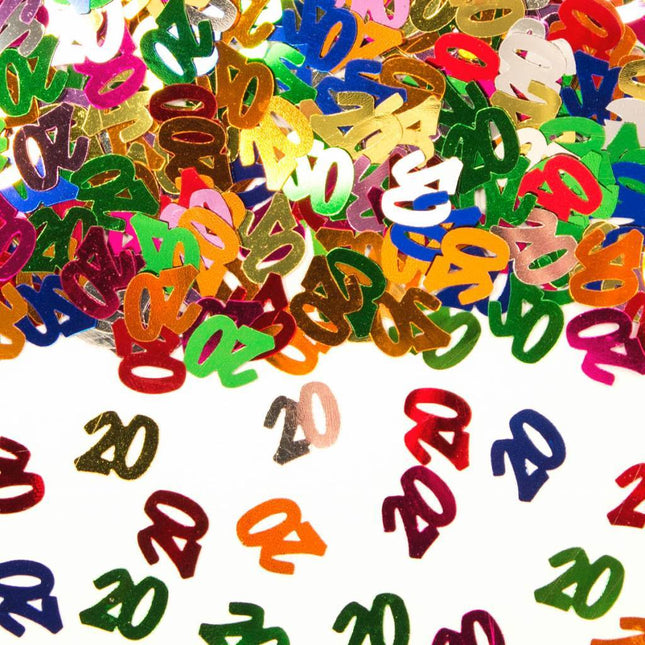 Confetti de table 20 ans 1cm 600pcs