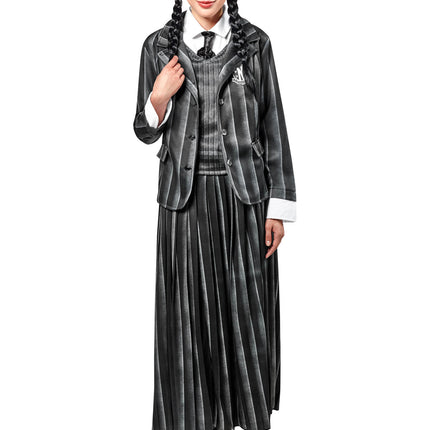 Costume d'Halloween Mercredi Uniforme Addams