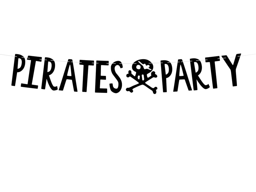 Guirlande Pirate Pirates Party Black 1m