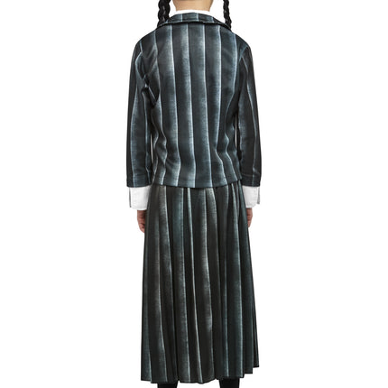 Costume d'Halloween Mercredi Addams Enfant