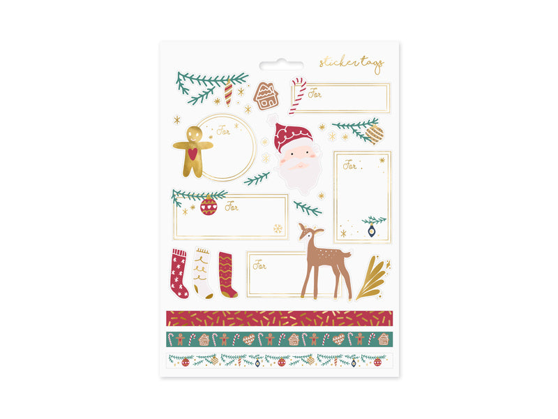 Gift Stickers Christmas Mix