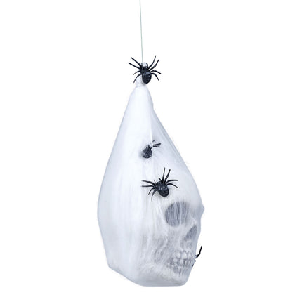 Halloween Skull Spiderweb Bag 25cm