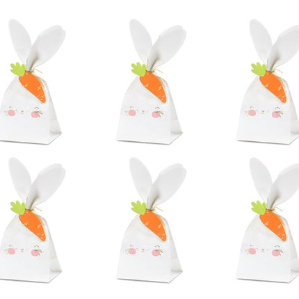 Sacs de fête Lapin 22.5cm 6pcs