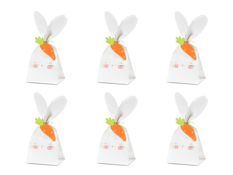 Sacs de fête Lapin 22.5cm 6pcs