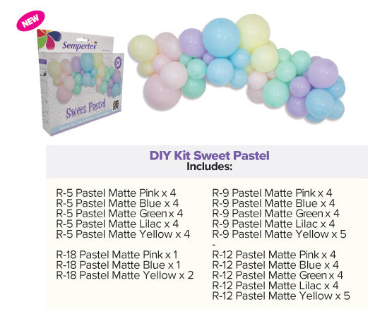 Kit de ballons DIY Sweet Pastel