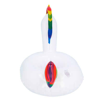 Porte-gobelet gonflable Licorne 17cm