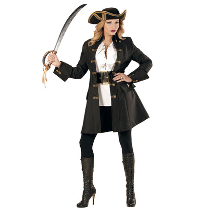 Veste Pirate Noir Dames