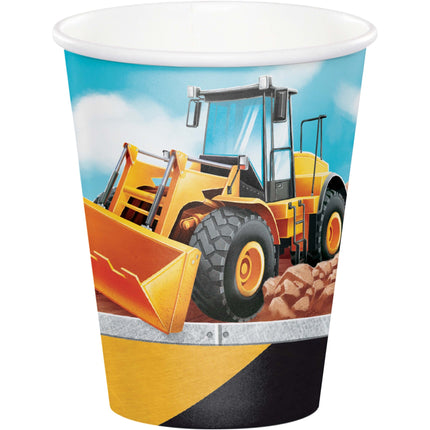 Gobelets de construction 256ml 8pcs