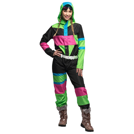 Combinaison de ski Neon 80S pour femmes