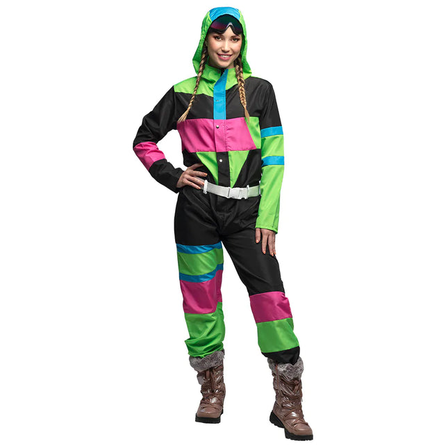 Combinaison de ski Neon 80S pour dames