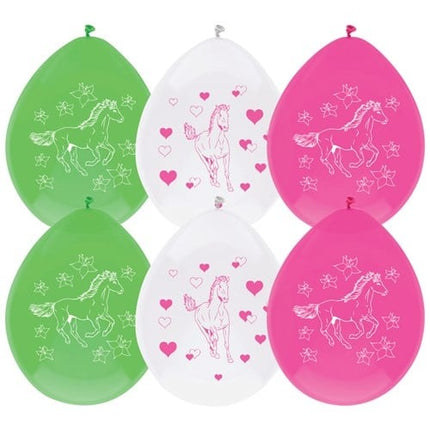 Ballons de baudruche chevalins Décoration 25cm 6pcs