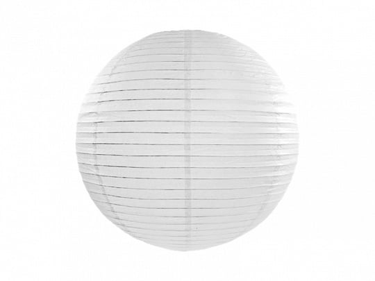 Lanterne blanche ronde 25cm