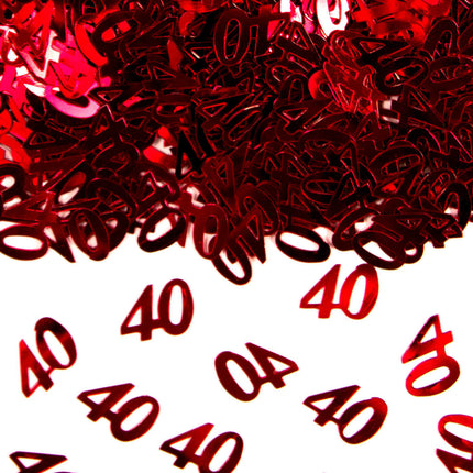 Confetti de table 40e anniversaire 14gr