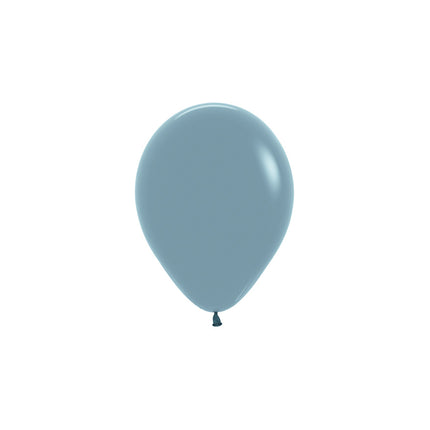 Ballons Pastel Bleu Crépuscule 12cm 50pcs