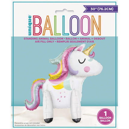 Ballon de baudruche Licorne 76cm vide