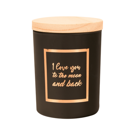 Bougie parfumée I Love You Black 8cm