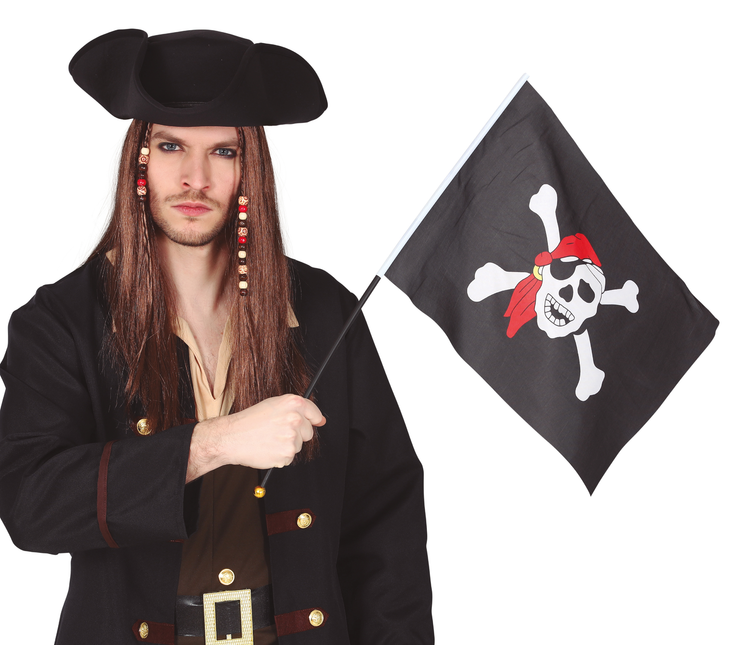 Poteau de drapeau pirate 42cm