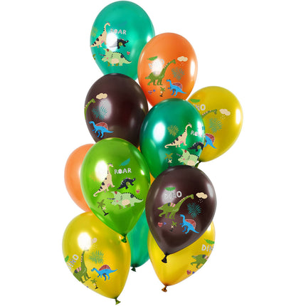 Ballons dinosaures 30cm 12pcs