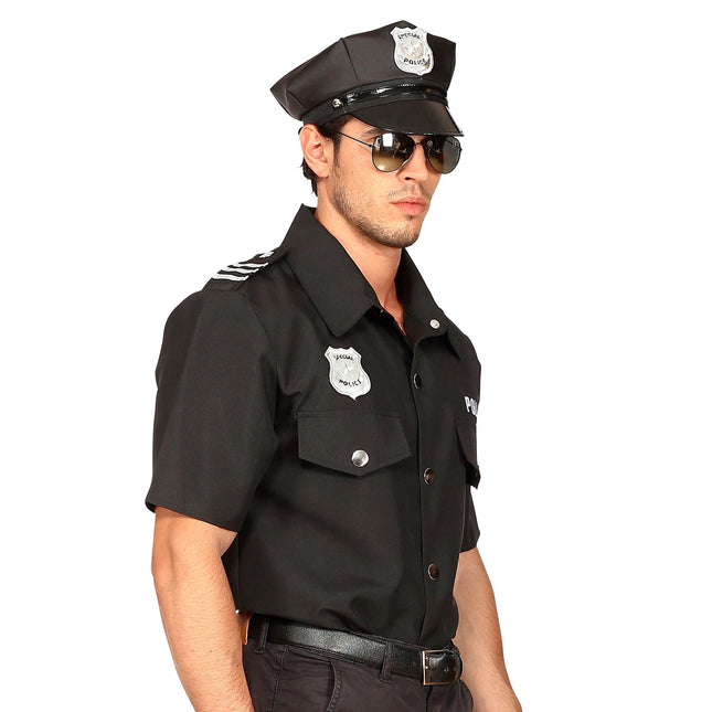 Blouse de police Hommes noirs