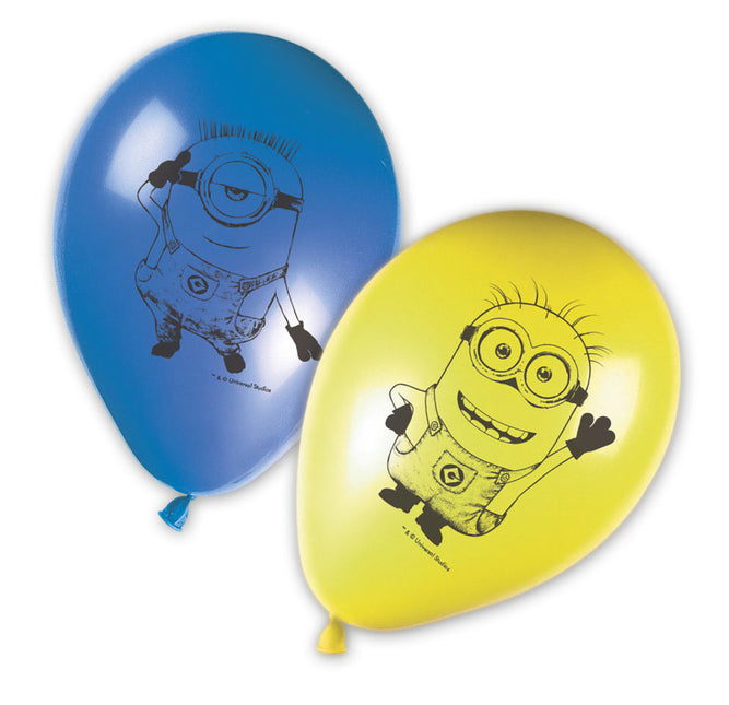 Ballons Minions 28cm 8pcs