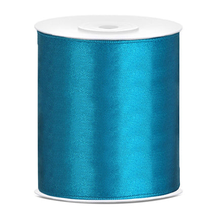 Ruban de satin Turquoise 100mm 25m